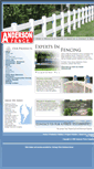 Mobile Screenshot of andersonfence.net